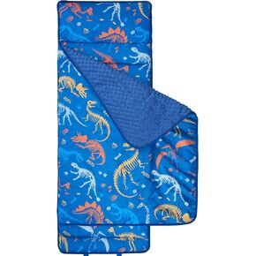 Toddler Nap Mat for Preschool, Extra Soft Rolled Slumber Bags for Boys Girls, Kids Napping Mats with Pillow and Blanket for Daycare, Travel, Camping