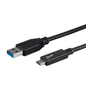 Monoprice USB Type-C to USB Type-A 3.1 Gen 2 Cable, 10Gbps, 3A, 30AWG, To Use with Samsung Galaxy S9 S8 Note 8 Pixel, LG V30 G6 G5, Nintendo Switch, and more 1 Meter (3.3 Feet) Black - Select Series