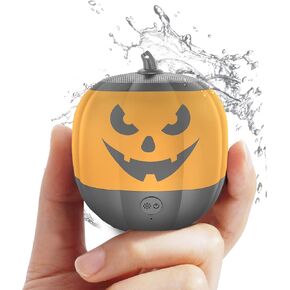 LFS Mini Bluetooth Speakers, Small Pumpkin Speaker Portable Wireless Speakers, TWS Pairing, 12H Playtime, Waterproof Shower Speaker for Kids, Easter, Home, Outdoor