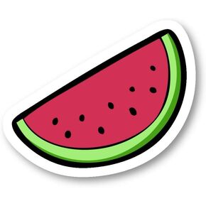 Watermelon Sticker Funny Stickers - 3 Pack - Set of 2.5, 3 and 4 Inch Laptop Stickers - for Laptop, Phone, Water Bottle (3 Pack) S212444