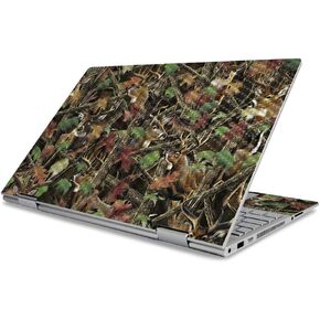 MightySkins Carbon Fiber Skin for HP Envy x360 15" (2019) - Buck Camo | Protective, Durable Textured Carbon Fiber Finish | Easy to Apply, Remove, and Change Styles | Made in The USA