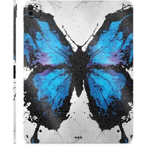 Glossy Glitter Skin Compatible with Apple iPad Pro 13 (M4) 2024 - Butterfly Splash - Premium 3M Vinyl Protective Decal Cover - Easy to Apply | Crafted in The USA by MightySkins