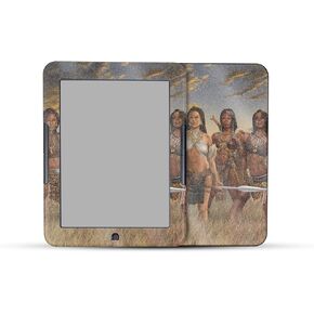Carbon Fiber E-Reader Skin Compatible with Barnes & Noble Nook GlowLight 4e (2022) - Pink Gravel - Premium 3M Vinyl Protective Wrap Decal Cover - Easy to Apply | Crafted in The USA by MightySkins