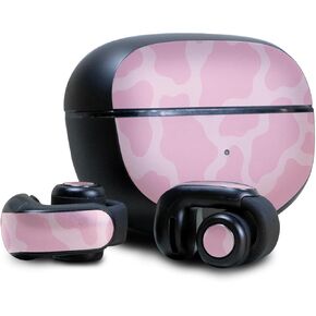 Headphone Skin Compatible with Bose Ultra Open Earbuds - Pink Giraffe - Premium 3M Vinyl Protective Wrap Decal Cover - Easy to Apply | Crafted in The USA by MightySkins