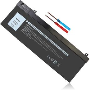 Emanjor 64Wh Type 5TF10 7.6V Laptop Battery Replacement for Dell Precision 7730 7740 7530 7540 P34E P74F P34E001 P34E002 P74F001 P74F002 RY3F9 0RY3F9 7M0T6 GHXKY 05TF10