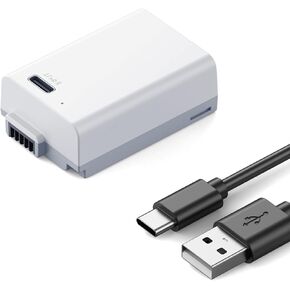 K&F Concept EN-EL25 Battery with 1250mAh Capacity, USB C Fast Charging EN-EL25a Battery for Nikon Z30 Z50 Zfc Camera MH-32 Charger