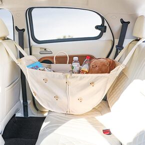 Car storage bag net Car rear seat seat back hanging bag Inside the car rear travel storage bag storage for used for in-car storage and daily shopping bags