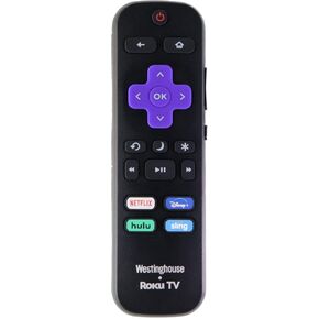 Westinghouse Remote (RC-AFIR) with Netflix/Disney/Hulu/Sling Keys - Black