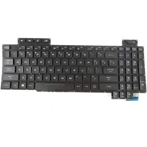 New Keyboard Replacement for Asus ROG Strix GL503 GL503V GL503VD GL503VS GL503VM GL503GE GL703V GL703VD GL703VM GL703GE Series with Backlit no Frame US Black