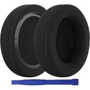 وسائد أذن SHP9500، قطع غيار وسائد أذن بديلة من نسيج شبكي مريح من BUTIAO لسماعات رأس Philips SHP9500 SHP9500S - أسود in Kuwait