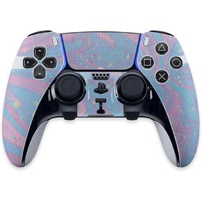 MightySkins Skin Compatible with PS5 DualSense Edge Controller - Cotton Candy Swirl | Protective, Durable, and Unique Vinyl Decal wrap Cover | Easy to Apply & Change Styles | Made in The USA