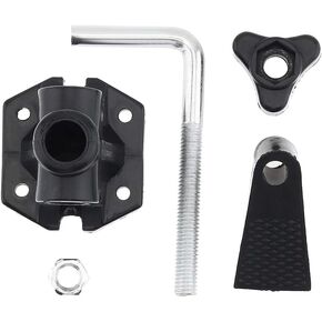 1Pc Black Bracket Clamp Accessories Holder Fit for Mic Clamps Fixed Metal Desk Lamp Clip Fittings Screw Camera Flash Mount Clamp Bracket Monitor Magic Socket Arm Clamp Desk Lamps
