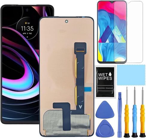 مجموعة استبدال الشاشة لموتورولا إيدج 5G UW 2022 لـ Moto Edge 2022 XT2205 XT2205-1 XT2205dl G52 / G82 / G71s شاشة LCD تعمل باللمس مجموعة رقمية 6.6 بوصة in Saudi Arabia