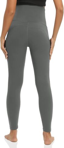 Everyday Maternity Leggings Over The Belly with Pockets, Stretchy Pregnancy Yoga Pants, Comfy Activewear in Saudi Arabia
