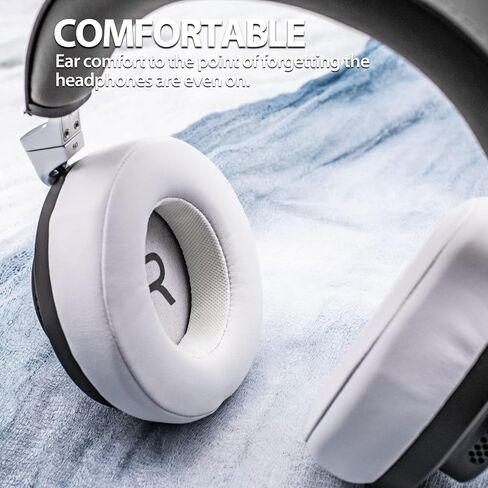 AONIC 50 Ear Pads - TRANSTEK Replacement Ear Cushion Foam Compatible with AONIC 50 Headphones Soft I Comfortable Memory Foam (Black Leather) in Saudi Arabia