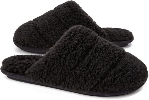 HomeTop Women's Fuzzy Fleece Memory Foam House Slippers in Saudi Arabia