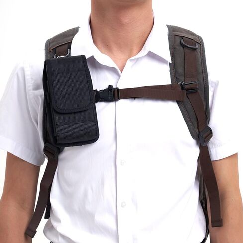Nylon Cell Phone Holster for Samsung Galaxy S24+ S23 Plus S22+ S21+ S21 FE S23 FE S10+ A34 A54 A53 A52 A33 Note 20 5G, iPhone 15 Pro Max 14 13 12 11 Pro Max, OnePlus N20, Belt Clip Case Pouch Holder in Saudi Arabia