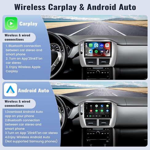 SIXWIN 2G+64G Android Car Stereo for Honda Pilot 2006-2008 with Wireless CarPlay Android Auto Mirror Link 9 Inch Touchscreen Radio with Bluetooth GPS Navigation WiFi HiFi FM Backup Camera MIC in Saudi Arabia