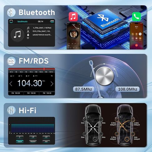 Android Car Stereo for Ford Transit 2014-2018,Wireless Carplay Android Auto Car Radio,2G+64G 9.7'' Touch Screen Head Unit Bluetooth GPS Navigation Mirror Link Hi-Fi FM USB WiFi AHD Backup Camera SWC in Saudi Arabia