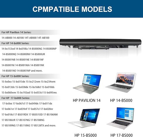 بطارية JC04 JCO4 لـ HP 919701-850 15-bs0xx 17-bs0xxx 15-bs1xx 15-bw0xx 17z-ak000 17-ak0xx 17-bs062st 17-bs020nr 17-bs153cl 17-bs026cy، 15-bs 17-bs 15-b ث قطع غيار 919700 -850 919701-850 بطارية TPN-W129 in Kuwait
