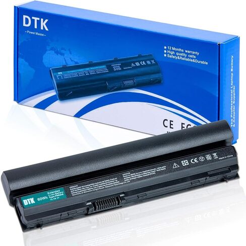 DTK RFJMW K4CP5 Y61CV J79X4 FRR0G Laptop Battery Replacement for DELL Latitude E6120 E6220 E6230 E6320 E6330 E6430S Notebook 6-Cell 11.1v 5200mAh in Saudi Arabia
