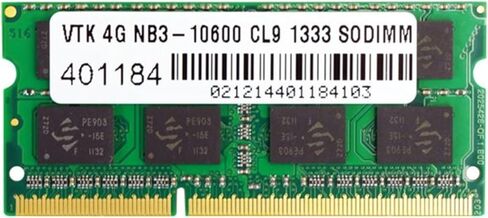VisionTek 4GB DDR3 1333 MHz (PC3-10600) CL9 SODIMM, Notebook Memory - 900449 in Saudi Arabia