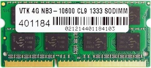 VisionTek 4GB DDR3 1333 MHz (PC3-10600) CL9 SODIMM, Notebook Memory - 900449 in Saudi Arabia