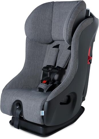 Clek Fllo Convertible Car Seat - Compact Design for 3-Across Seating, Extended Rear-Facing with Anti-Rebound Bar (Thunder) in Saudi Arabia