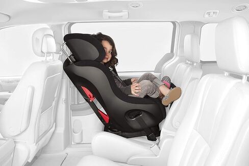 Clek Fllo Convertible Car Seat - Compact Design for 3-Across Seating, Extended Rear-Facing with Anti-Rebound Bar (Thunder) in Saudi Arabia