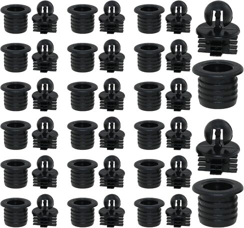 20PCS Speaker Fastener Speaker Mesh Fastener Speaker Grille Guard Rail Plastic Black Ball and Socket Type 10.6 MM Diameter for Speaker Part Accessory in Saudi Arabia