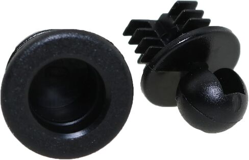 20PCS Speaker Fastener Speaker Mesh Fastener Speaker Grille Guard Rail Plastic Black Ball and Socket Type 10.6 MM Diameter for Speaker Part Accessory in Saudi Arabia