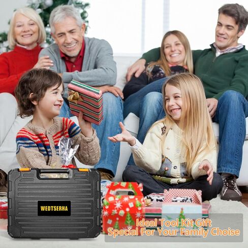 مجموعة أدوات WEDTSERHA® مكونة من 95 قطعة، مجموعة أدوات منزلية صغيرة عامة للرجال والنساء، مجموعة أدوات منزلية/سيارة مع حقيبة محمولة، مجموعة أدوات سفر للشاحنة، مثالية لإصلاح العمال الماهرين، DIY، هدايا أدوات مثالية in Kuwait