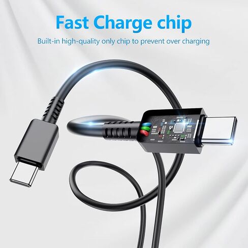 Super Fast Charger Type C, 2 Pack 25W USB C Fast Charger for Samsung Galaxy S22 Ultra/S22/S22+/S23 Ultra/S23/S21 Ultra//Note 20/Note 10/A53 in Saudi Arabia