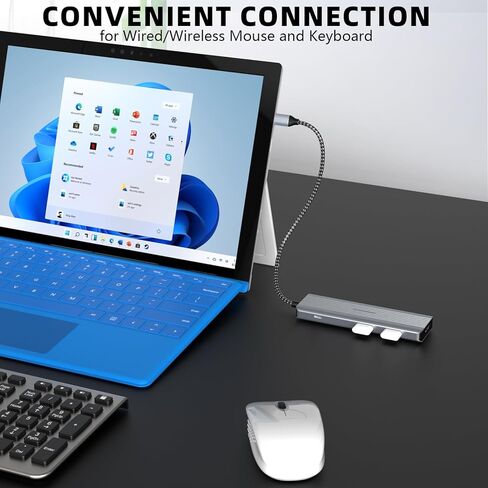 Tiergrade USB C Hub, 9 in 1 Type C Hub Multiport Adapter with 4K HDMI, 100W PD, 2*USB 3.0, 2*USB 2.0, Type C for Chromebook in Kuwait