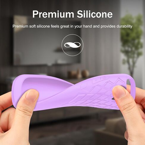 CaseBot Protective Case for Roku Voice Remote Pro, Lightweight Anti Slip Shockproof Silicone Cover for Roku Ultra 2022 Voice Remote Pro, Compatible with Headphone Jack, Black in Saudi Arabia