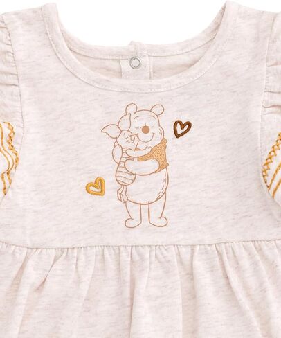 Disney Minnie Mouse Winnie the Pooh Peplum Tank Top & Cotton Gauze Pants Outfit Infant to Big Kid Sizes (12 Months - 10-12) in Kuwait
