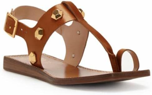 Vince Camuto Womens Dailette Leather Ankle Strap Thong Sandals in Saudi Arabia