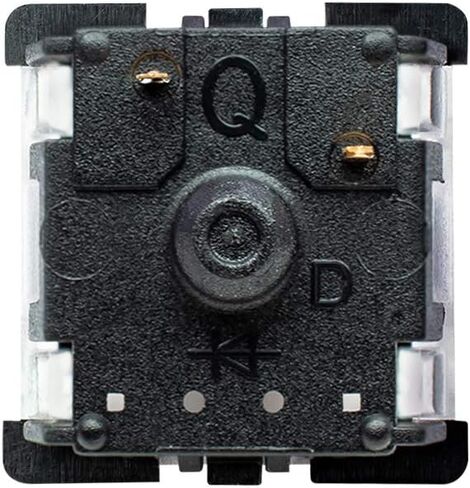 حزمة 65 مفاتيح Gateron KS-8 بيضاء للوحات المفاتيح الميكانيكية، 3 دبابيس ذات غلاف أسود متوافق مع ضوء SMD RGB in Kuwait