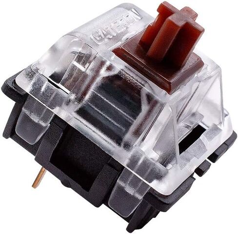 حزمة 65 مفاتيح Gateron KS-8 بيضاء للوحات المفاتيح الميكانيكية، 3 دبابيس ذات غلاف أسود متوافق مع ضوء SMD RGB in Kuwait