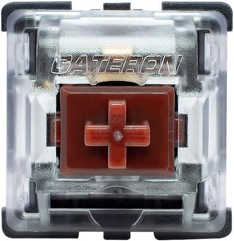 حزمة 65 مفاتيح Gateron KS-8 بيضاء للوحات المفاتيح الميكانيكية، 3 دبابيس ذات غلاف أسود متوافق مع ضوء SMD RGB in Kuwait