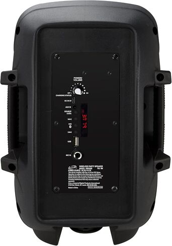 آي لايف سماعة رأس لاسلكية للحفلات، تأثيرات ضوئية إل إي دي، مقبض للحمل، أسود (ISB250B) in Kuwait