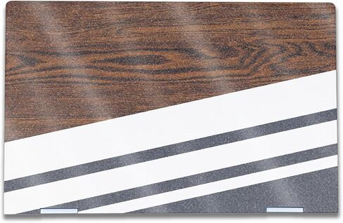 Glossy Glitter Laptop Skin Compatible with HP Envy x360 15.6" (2023) - Wood Formal - Premium 3M Vinyl Protective Wrap Decal Cover - Easy to Apply | Crafted in The USA by MightySkins in Saudi Arabia