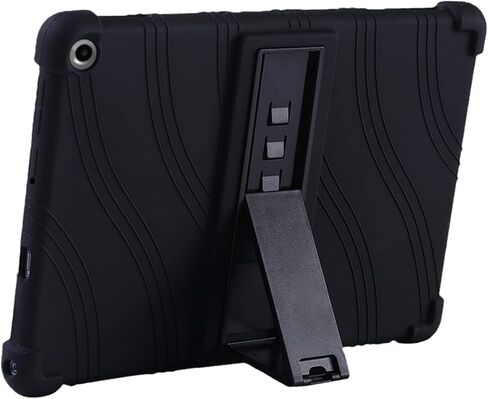 حافظة لجهاز Walmart Onn 10.1 Tablet Gen 3 2022 موديل 100071485، غطاء حامل من السيليكون الناعم مناسب للأطفال لجهاز 2022 Onn 10.1 بوصة 100071485 Gen 3 فقط (أسود) in Saudi Arabia