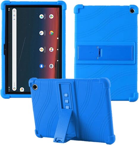 حافظة لجهاز Walmart Onn 10.1 Tablet Gen 3 2022 موديل 100071485، غطاء حامل من السيليكون الناعم مناسب للأطفال لجهاز 2022 Onn 10.1 بوصة 100071485 Gen 3 فقط (أسود) in Kuwait