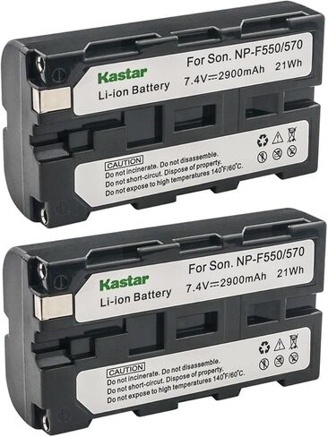 Kastar 2-Pack NP-F570 Battery 7.4V 2900mAh Replacement for Sony CCD-TRV55 CCD-TRV56 CCD-TRV57 CCD-TRV58 CCD-TRV59 CCD-TRV615 CCD-TRV62 CCD-TRV65 CCD-TRV66 CCD-TRV67 CCD-TRV68 CCD-TRV71 Camera in Saudi Arabia