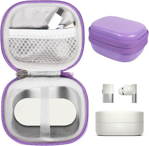 حافظة CaseSack للحالة بين 3ANC Onyx True Active Noise Canceling Wireless Earbuds (أسود) in Kuwait