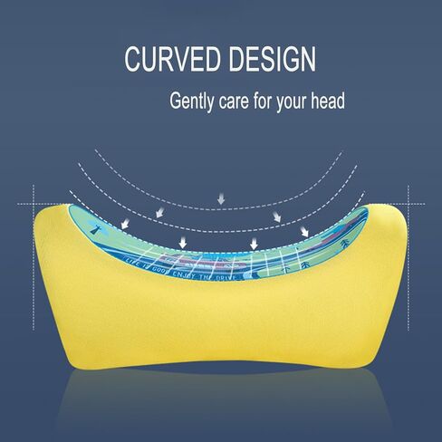 Kwak's Car Headrest Pillow,Adjustable Car Neck Pillow,Head Support for Car Seat, Car Pillow for Kids and Adults-Road Trip Essentials (Dinosaur yellow) in Saudi Arabia