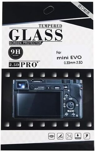 غطاء عدسة TYUANDOUER وواقي شاشة لـ Fujifilm Mini EVO، ملحقات Fuji Mini Evo تتضمن واقي شاشة Fuji Evo وغطاء غطاء عدسة Evo من الألومنيوم مع تدفق داخلي in Saudi Arabia