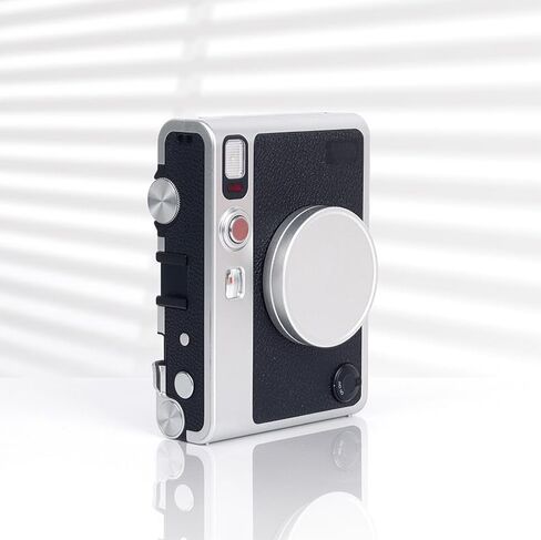 غطاء عدسة TYUANDOUER وواقي شاشة لـ Fujifilm Mini EVO، ملحقات Fuji Mini Evo تتضمن واقي شاشة Fuji Evo وغطاء غطاء عدسة Evo من الألومنيوم مع تدفق داخلي in Saudi Arabia