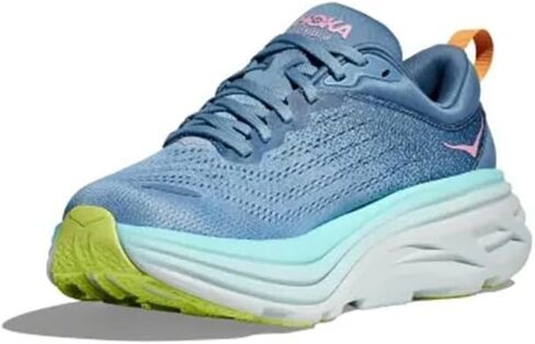 HOKA ONE ONE Womens Bondi 8 Textile Shadow Dusk Trainers 8.5 US in Saudi Arabia